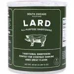 South Chicago Packing Traditonal Lard Shortening, 42 Ounces, Specialty Baking ...