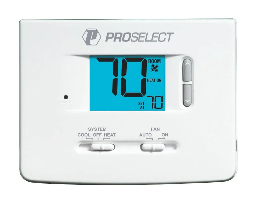 New ProSelect PSTSL - Non-Programmab<wbr/>le Thermostat - 1H/1C - Dual Power