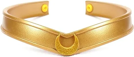 DAZCOS Women's Headband Gold Cosplay Tiara Queen Headwear Props Resin