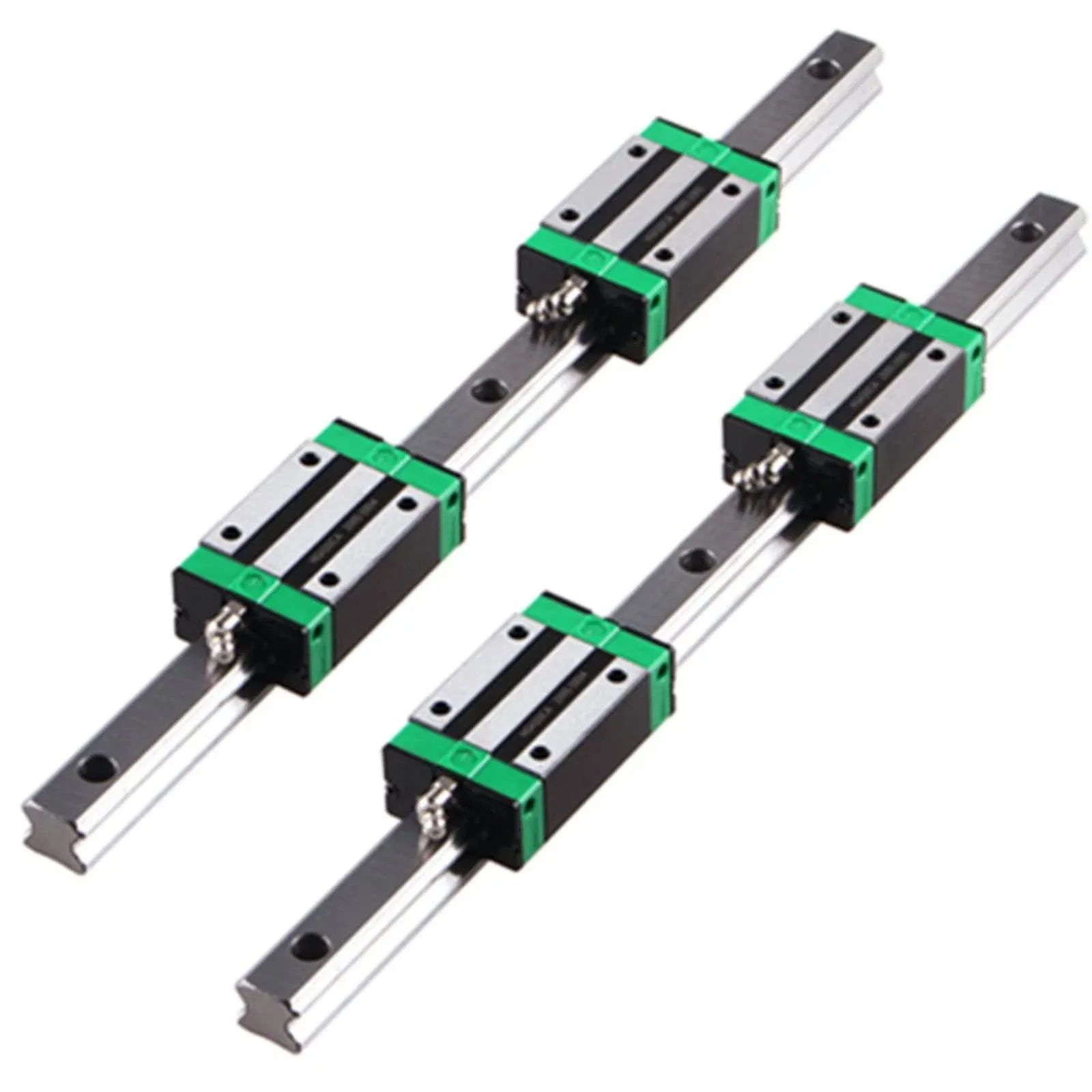 Linear Guide Rail 2 x HGR 20-800mm Linear Slide Rail 4 x Bearing Blo