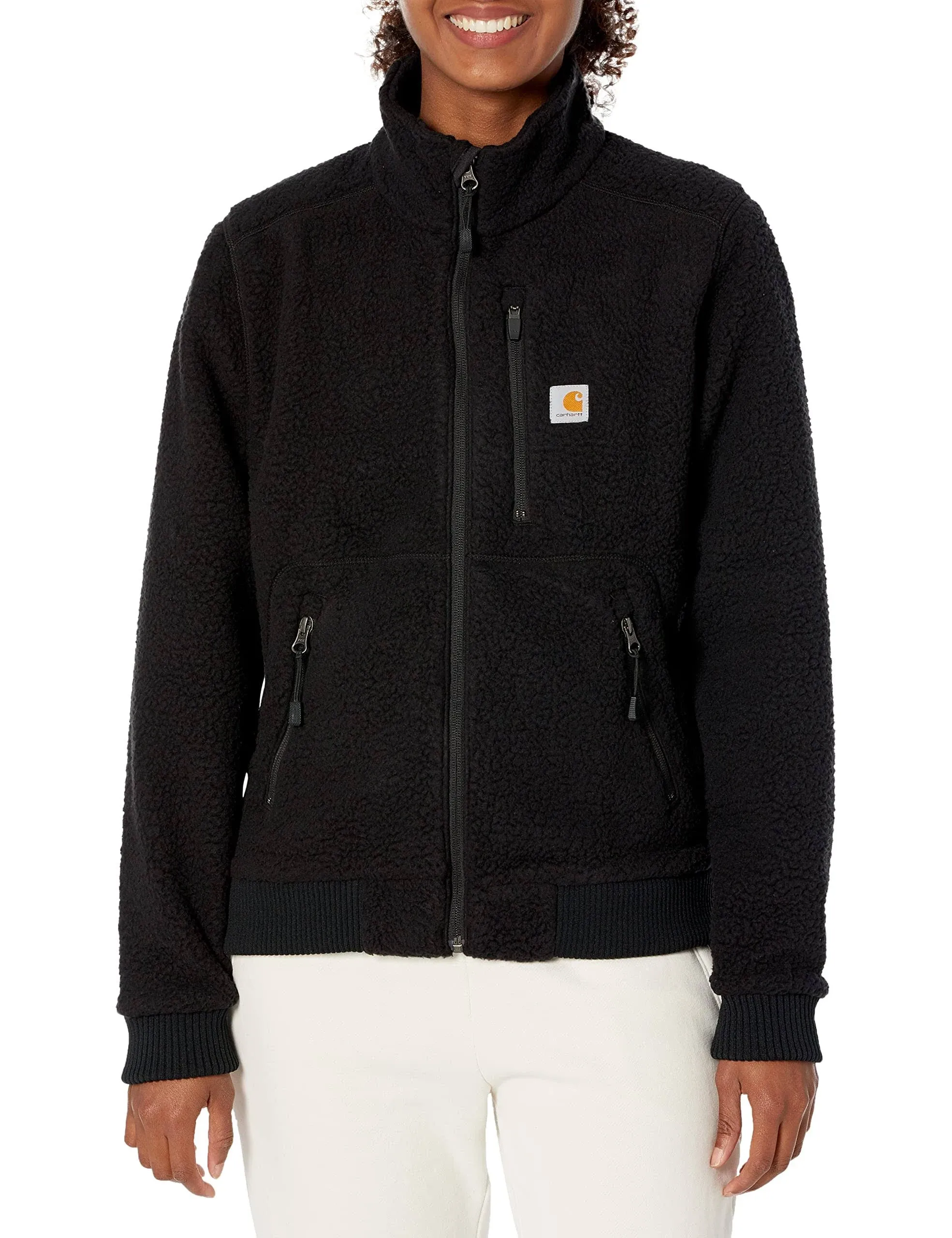 Carhartt Women's High Pile Fleece Jacket (XL Black)