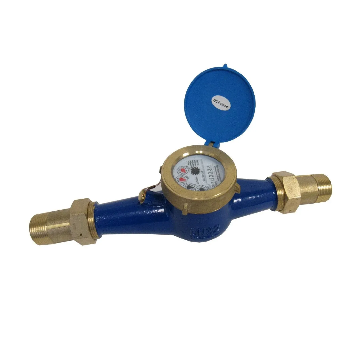 PRM 1 inch NPT Multi Jet Water Meter, Brass Body - Not for Potable Water WM100VX