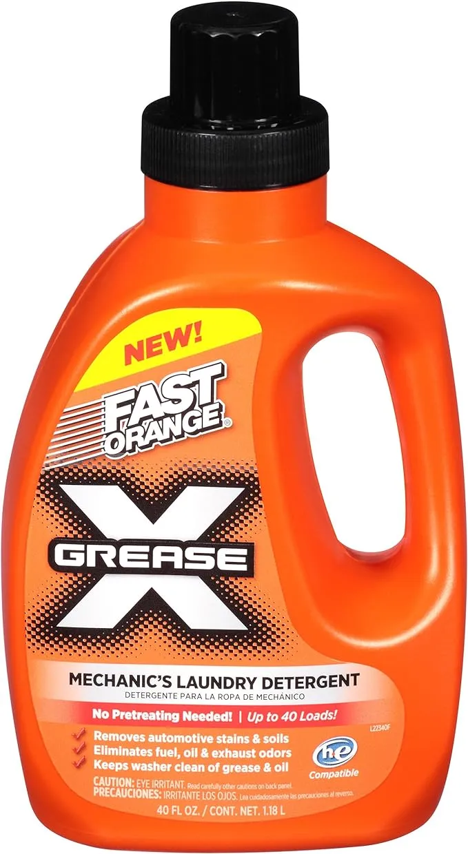 Permatex 22340 Fast Orange Grease x Mechanics Laundry Detergent 40 fl oz