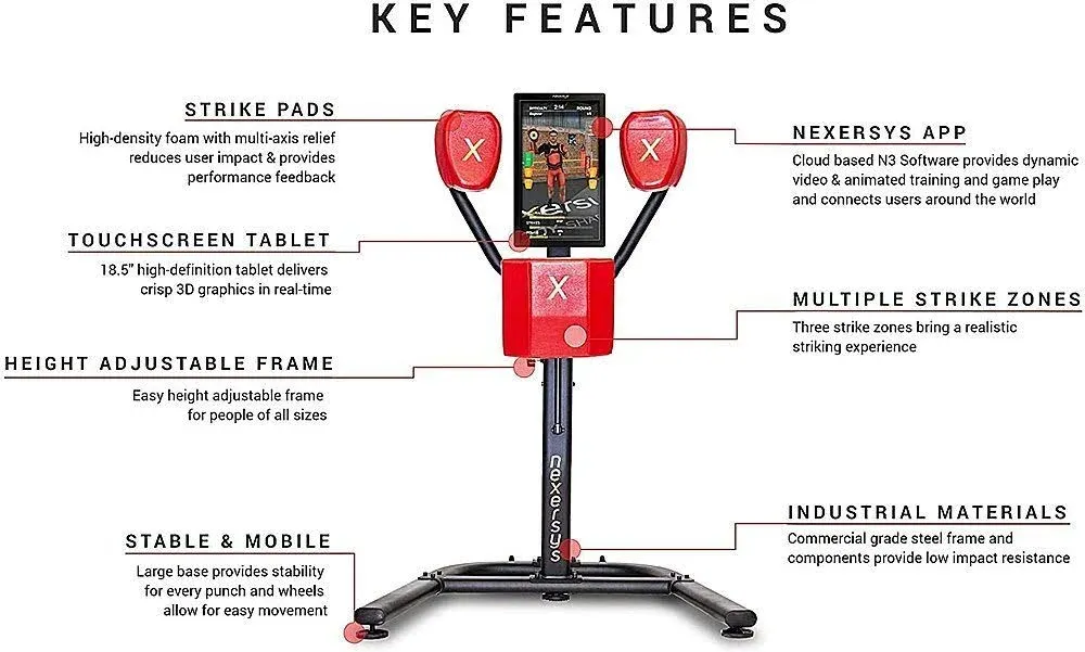 Nexersys N3 Elite MMA Boxing Trainer, Interactive Machine - New in Box