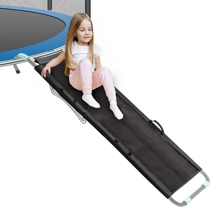 GemonExe Universal Trampoline Slide with Handles,Sturdy Trampoline Attachments with Strong Tear Resistant Fabric,Slide Ladder Let Kids Climb Up&Slide Down Have Better and Safer Gaming Experience