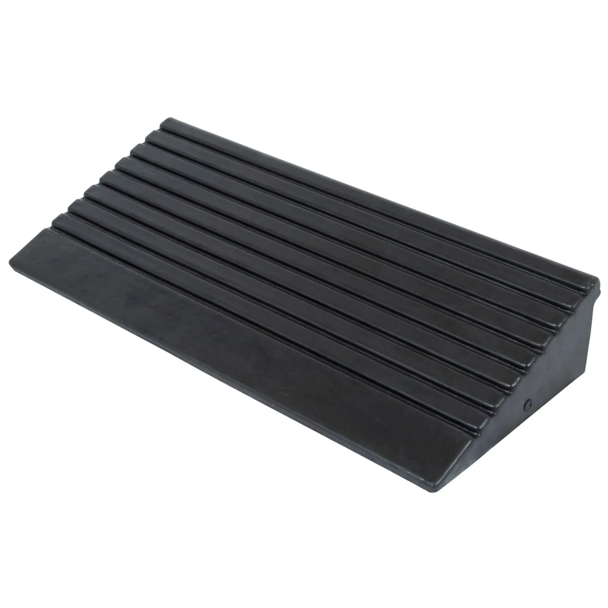 Rubber Curb Ramp 4.25&#034; Height,19.7&#034; Width Sidewalk Curb Ramp,15 Ton Heavy Duty D