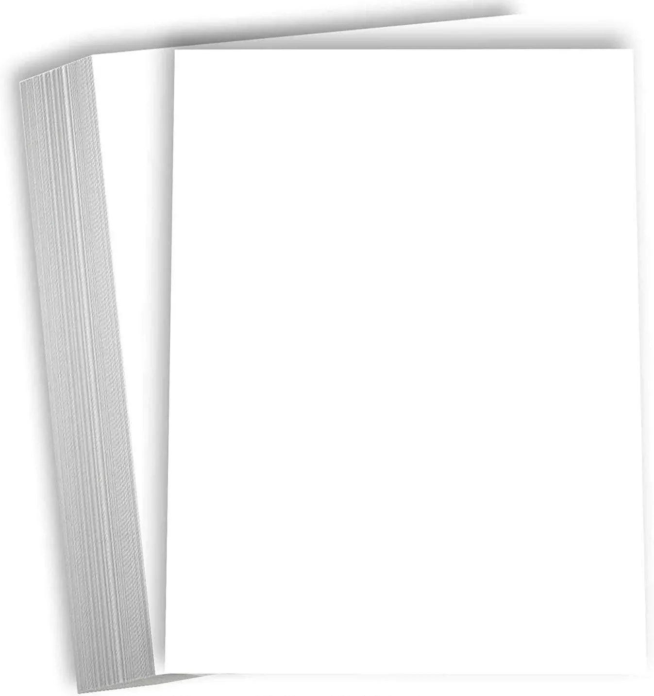 White Cardstock Printer Paper By 50-Pack- 8.5 x 11” Thick Card Stock For Card...