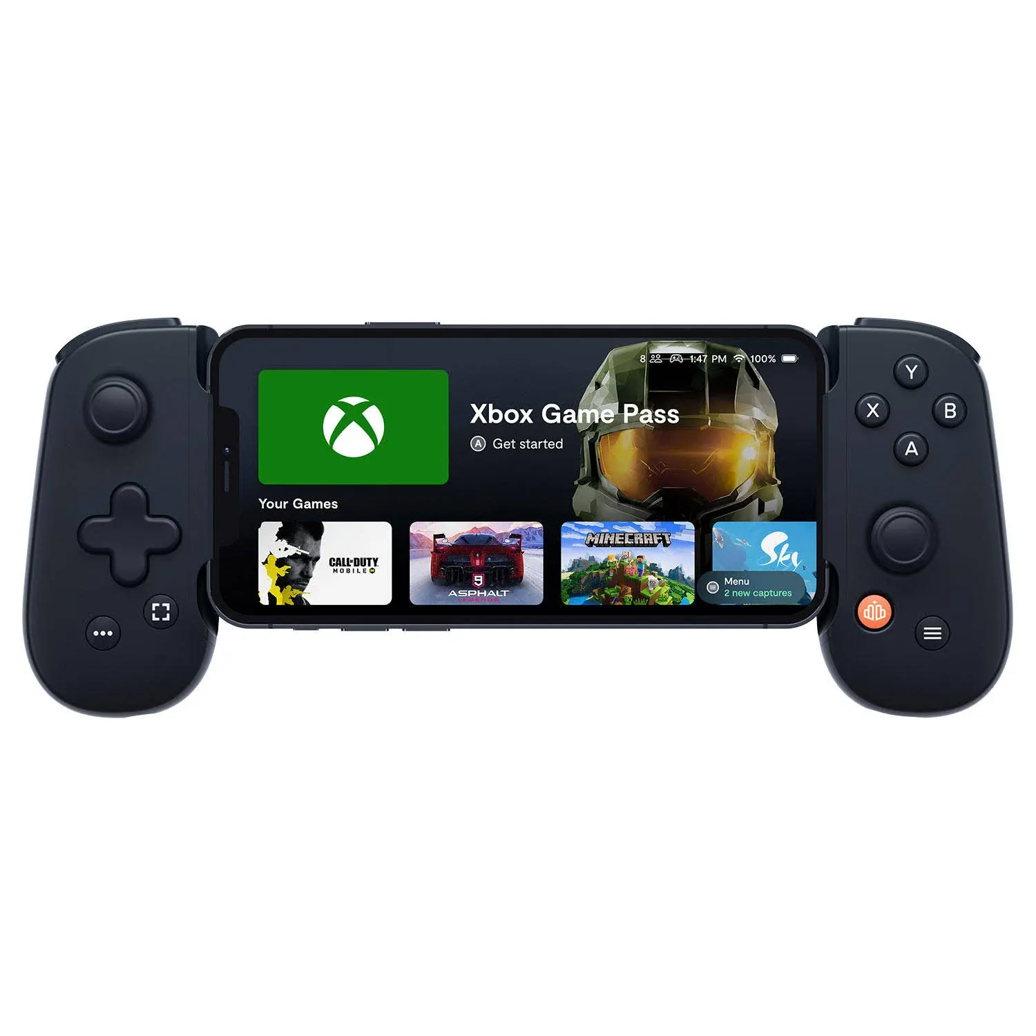 BACKBONE One Mobile Gaming Controller for iPhone (Lightning) - PlayStation Edition - 1st Gen - Turn Your iPhone into a Gaming Console - Play Xbox, PlayStation, Call of Duty, Roblox, Minecraft & More