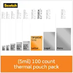 Scotch Thermal Laminating Pouches, 100 Laminating Sheets, 5 mil., Laminate Business Cards, Banners and Essays, Ideal Office or Back to School Supplies, Fits Letter Size (8.9 in x 11.4 in.) Paper