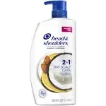 Head & Shoulders Champú y acondicionador 2 en 1 anticaspa, cuidado del cuero cabelludo seco (38.8 onzas líquidas)