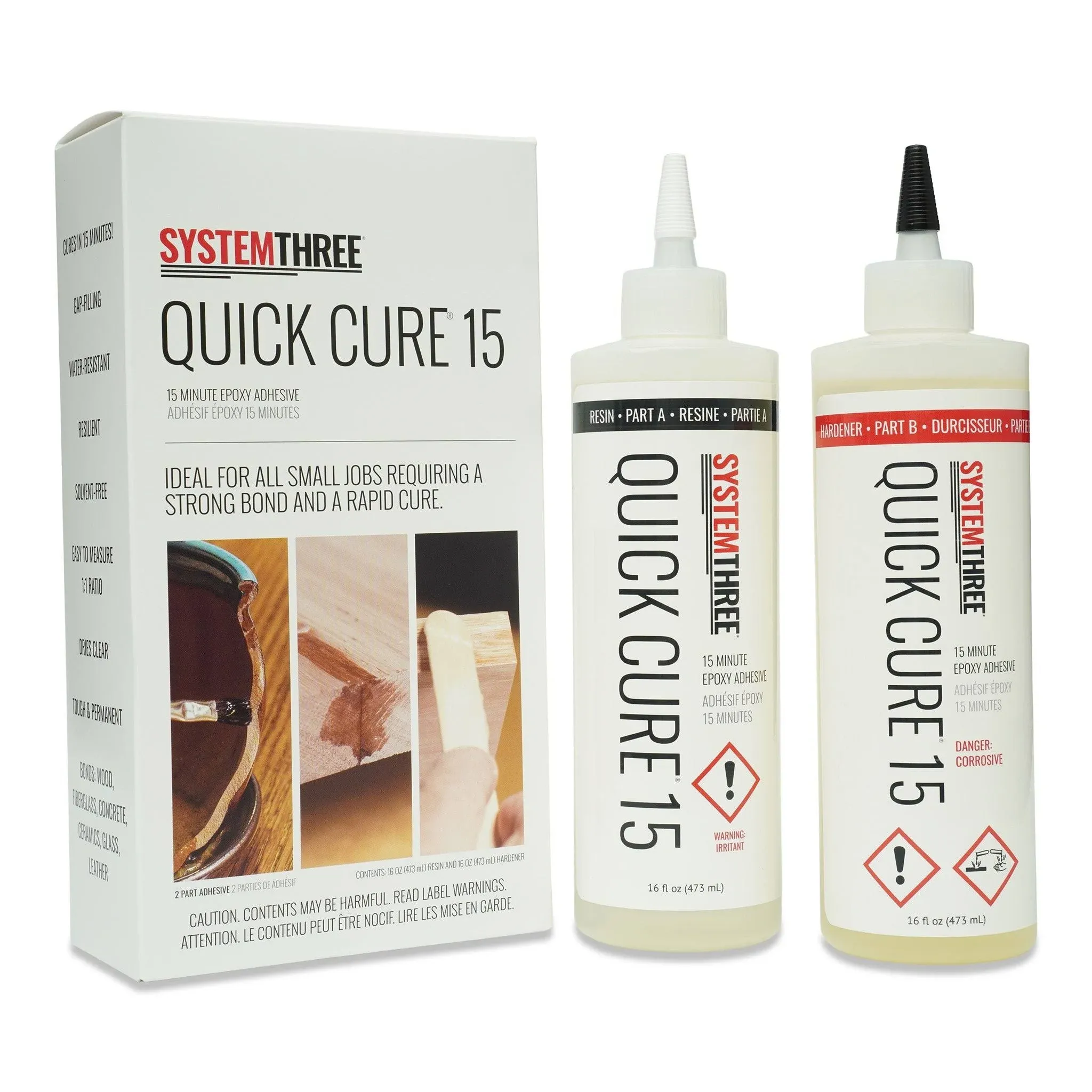 System Three Quick Cure 15 Minute Epoxy Adhesive