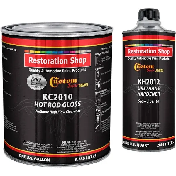 Complete Kit - Hot Rod Gloss Urethane High Flow Clearcoat with Hardener - Gallon