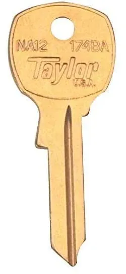 National Hardware NA12-BR NA12 Blank Key Gold - pack of 50