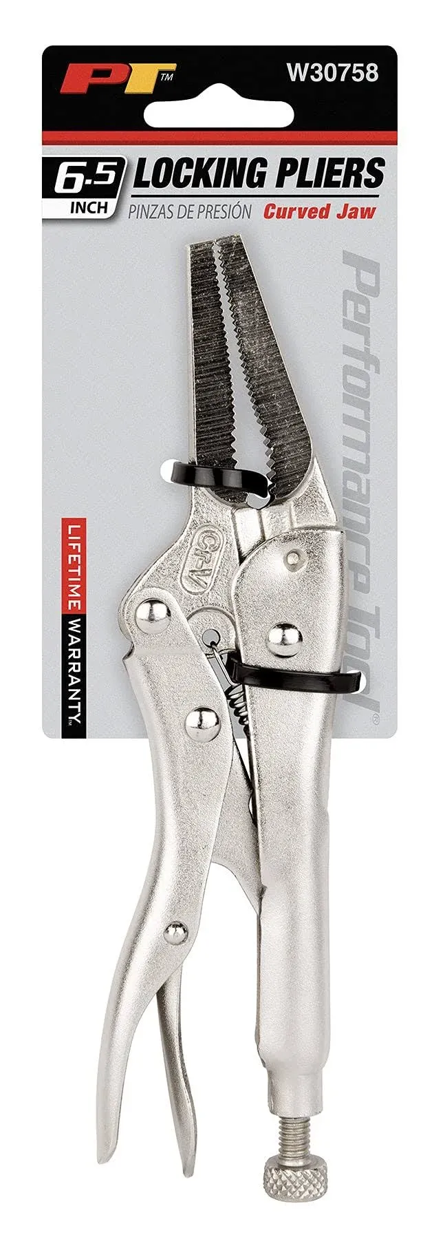 Performance Tool 6-1/2&#034; Long Nose Locking Pliers W30758