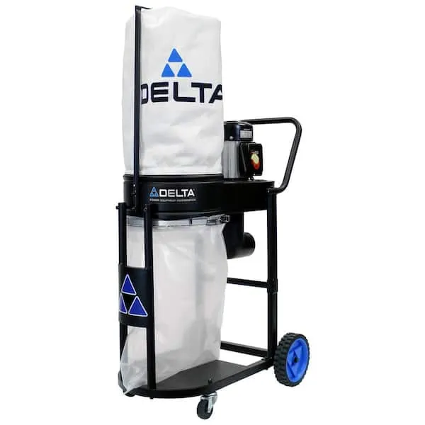 Delta Power Equipment 50-723T2 1 hp Dust Collector, Black