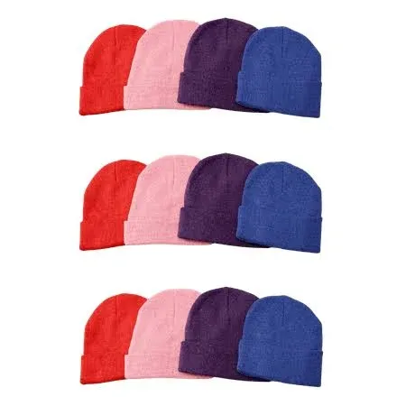 Winterlace 12 Pack Winter Beanie Hats