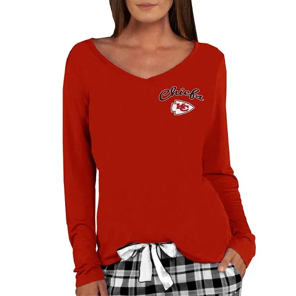 College Concepts College Concept Women's Kansas City Chiefs Side Marathon Long ...