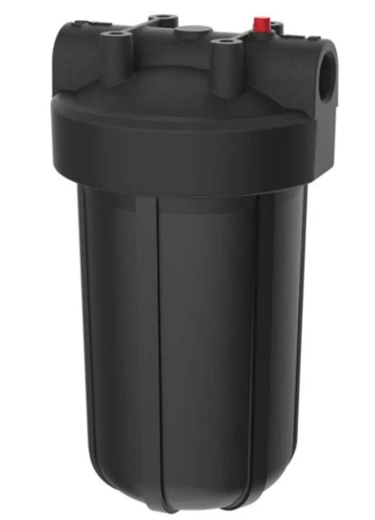 Pentair Pentek 150426 Big Black Filter Housing 1" NPT #10 Whole House Heavy Duty Water Filter Housing with High-Flow Polypropylene Cap and