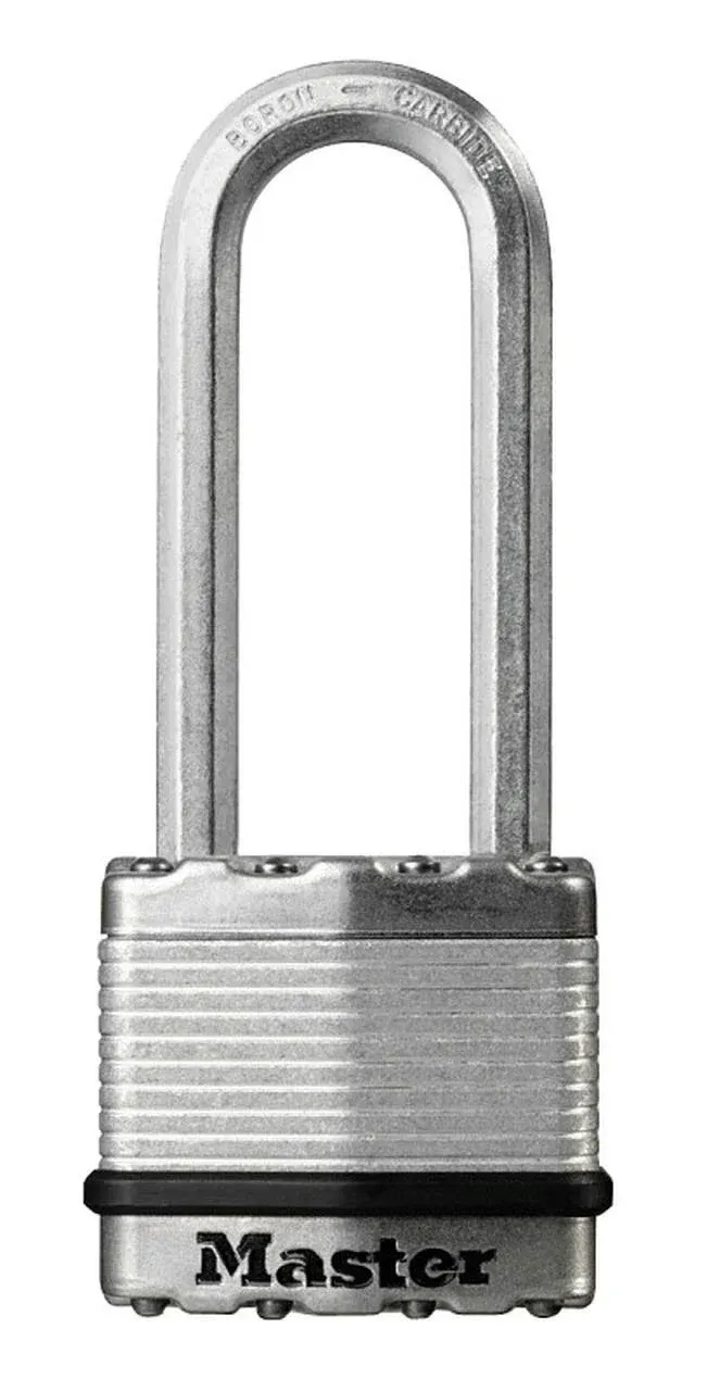 Heavy Duty Outdoor Padlock with Key, 1-3/4 in. Wide, 2-1/2 in. Shackle