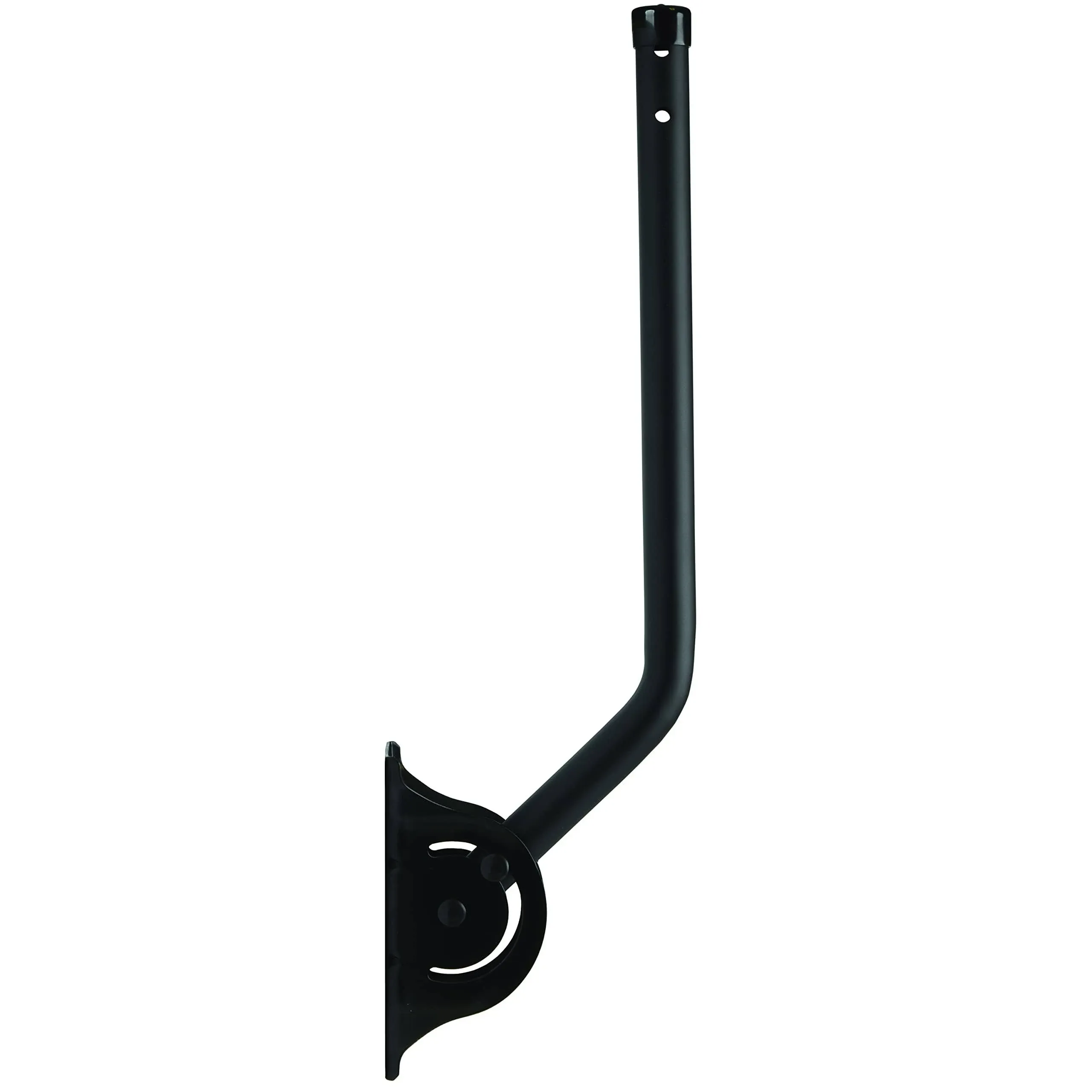 RCA TV Antenna Mount - Universal, Adjustable, Outdoor and Attic TV Antenna Mast. 18.8-Inch Steel J-Pole with Adjustable Bracket, Weatherproof, Mounting Hardware Included, Black (VH119E)