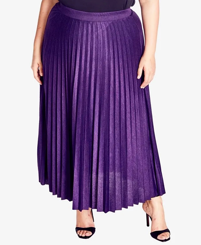 Women's Arnayork Plus Size Skirt Knit Pleat