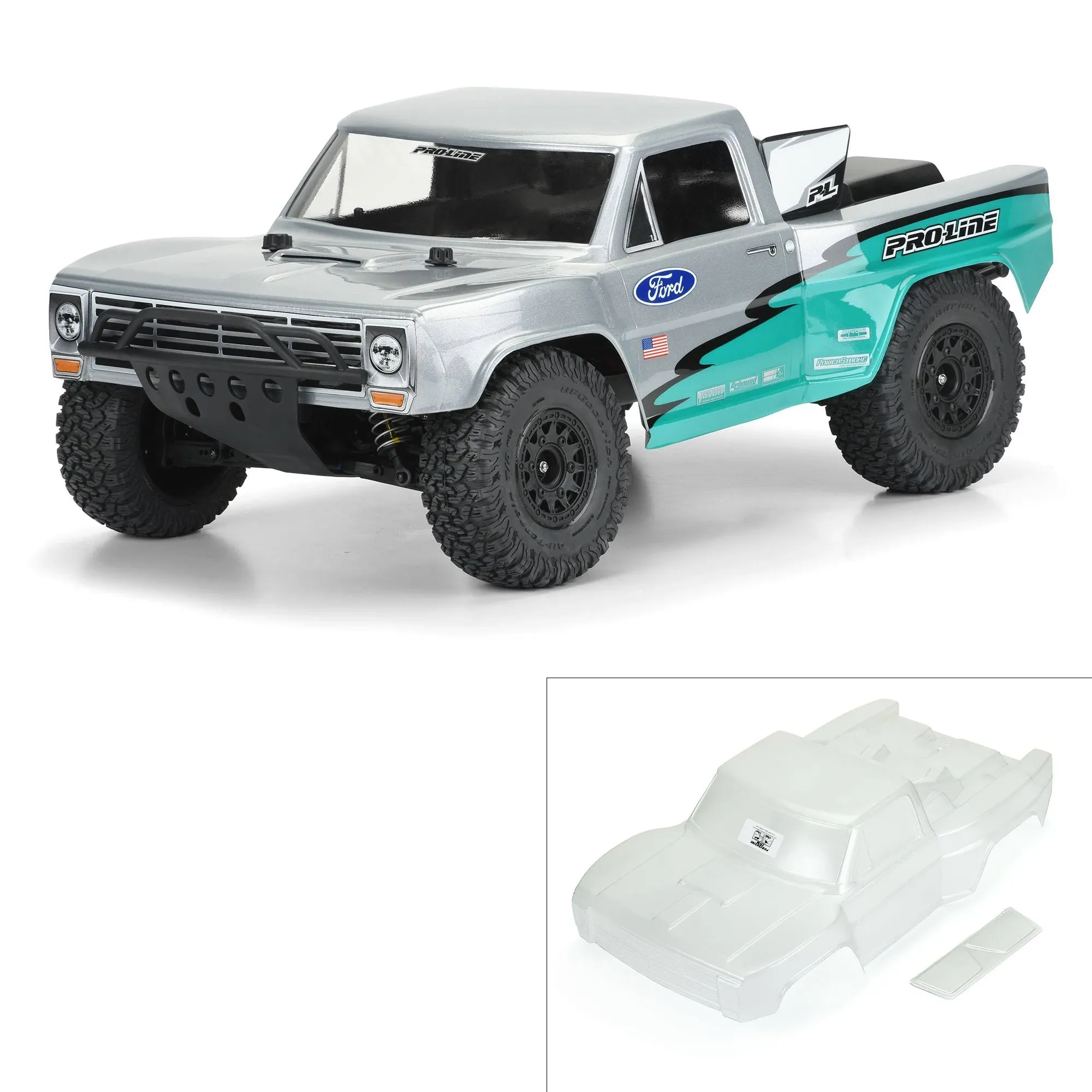 Pro-Line 1967 Ford F-100 Race Truck Pre-Cut Body (Clear)