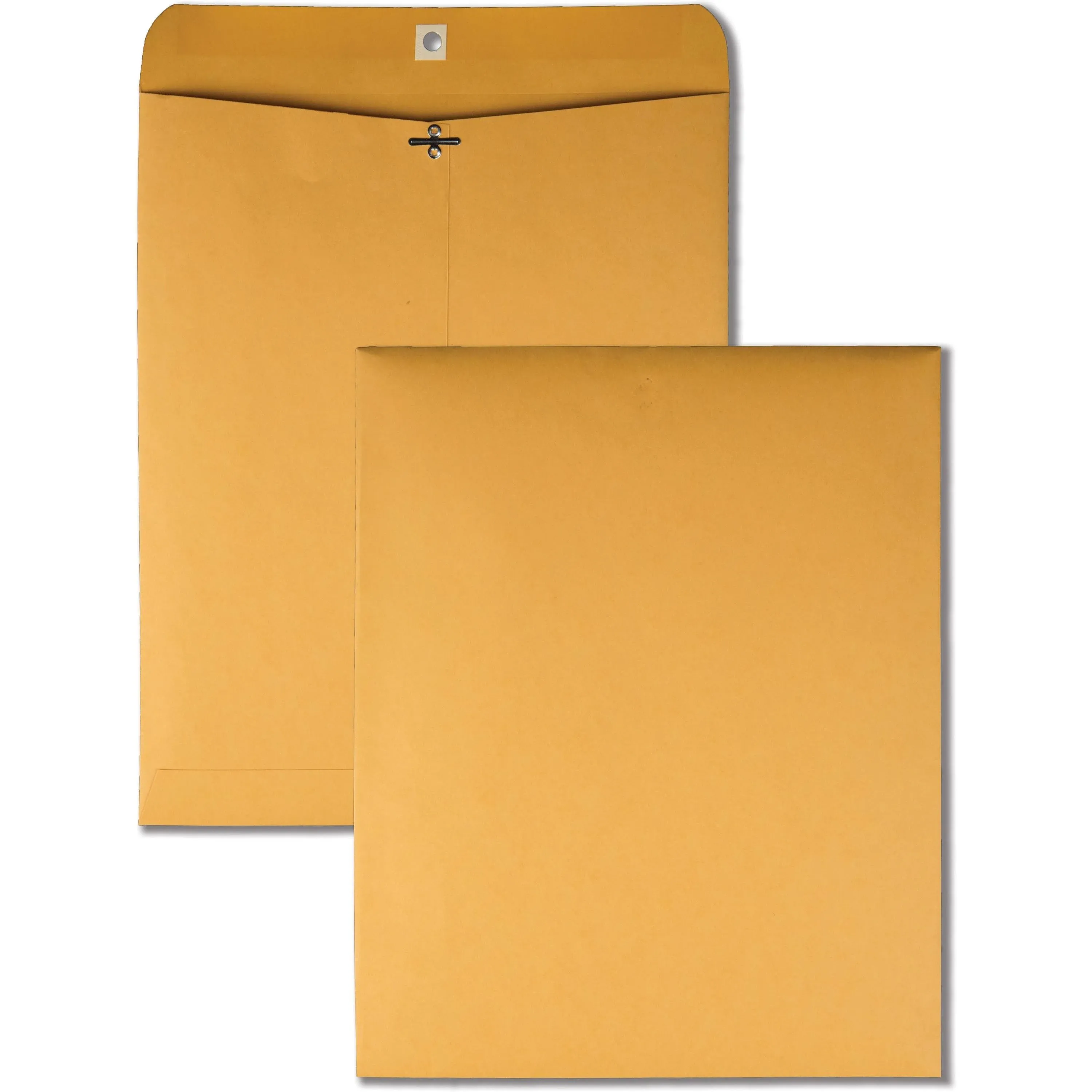 Quality Park Clasp Envelope - Clasp - #105 - 11 1/2" Width x 14 1/2" Length - 28 lb - Clasp - Kraft - 100 / Box - Brown