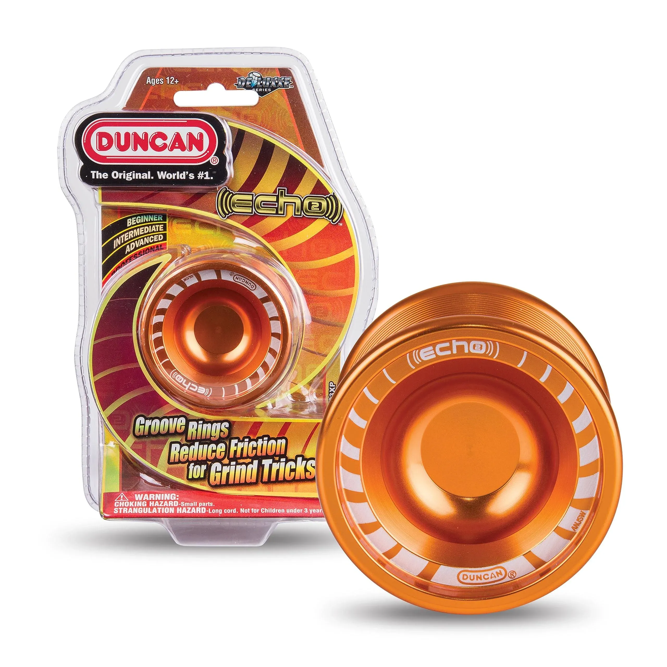 Duncan Toys Echo 2 Yo-Yo [Copper], Unresponsive Pro Level Yo-Yo, Concave Bearing