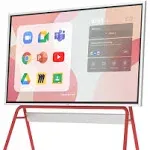 Vibe S1 4K UHD Smart Board, 55 Inch Digital Whiteboard for Office and Classroom, Electronic Presentation Meeting Device for Hybrid Work, Interative Touchscreen Display, Chrome OS and 250+ Free Apps