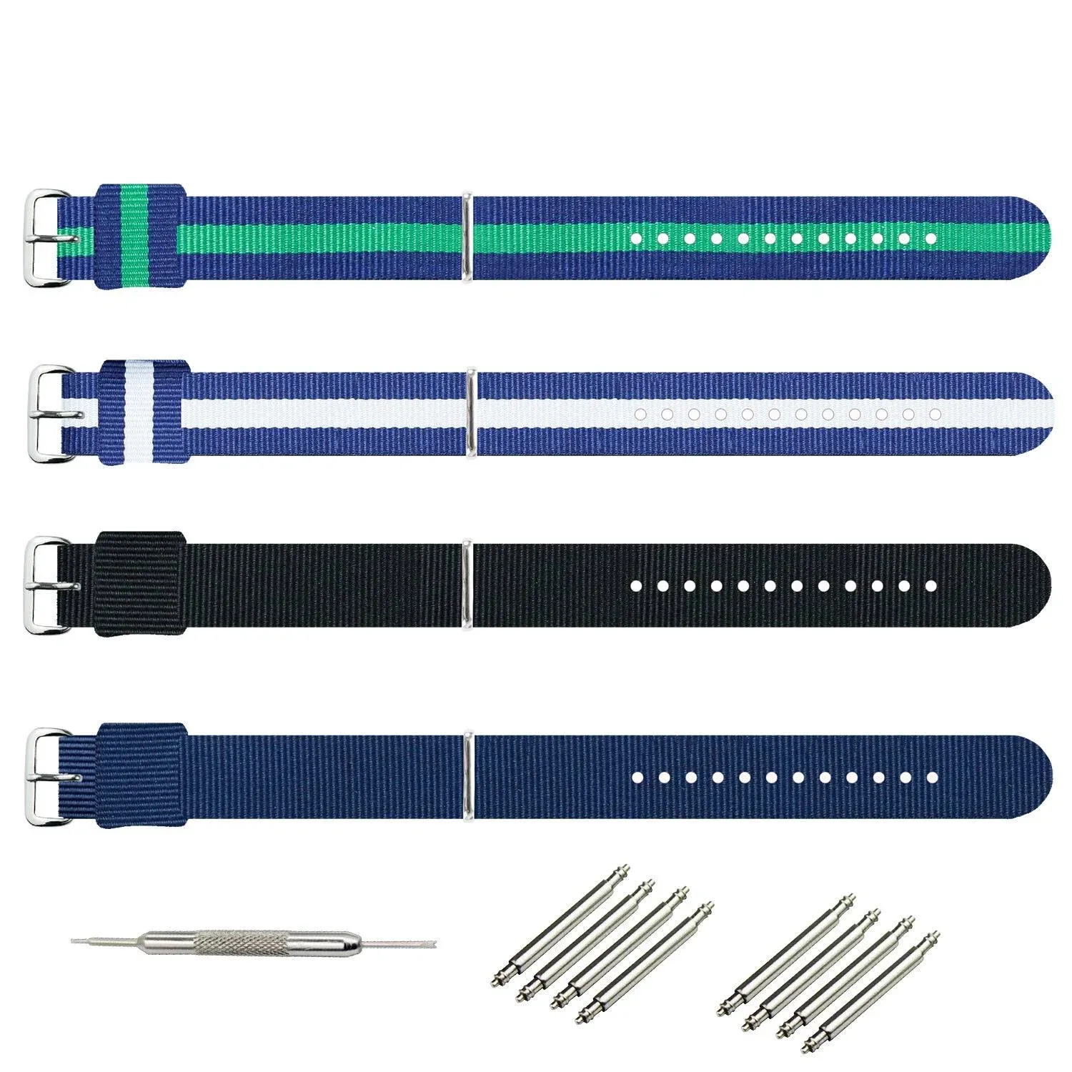 KHZBS Hkzbs Canvas Nylon Strap Accessories Are for Various Brand Watch Straps ...