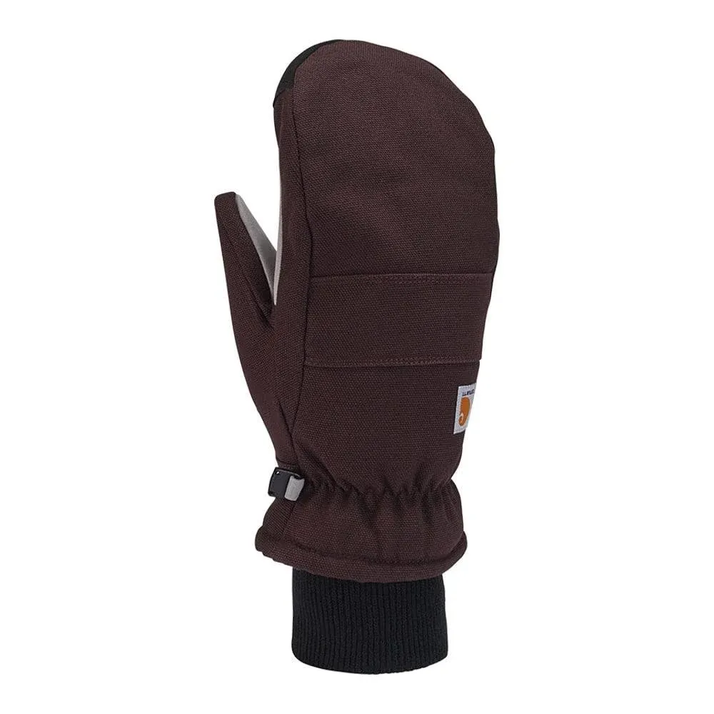 Carhartt Women's Insulated Duck Synthetic Leather Knit Cuff Mitt