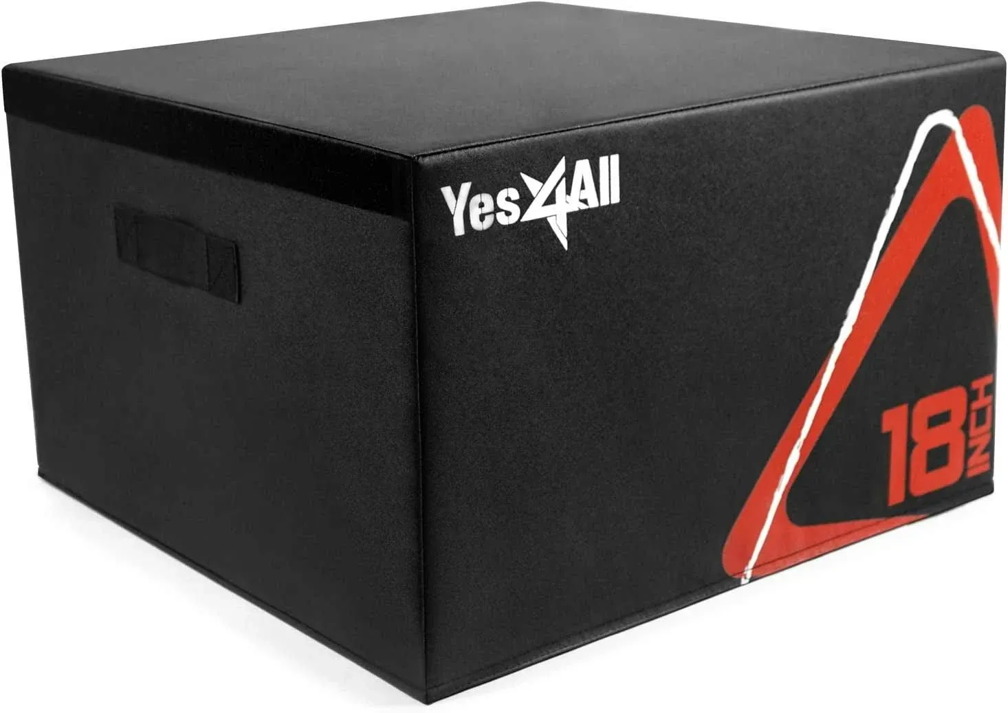 Yes4All Adjustable Soft Plyo Box, Jumping Trainer - For Plyometric Exercises and Conditioning, Multiple Height Variations