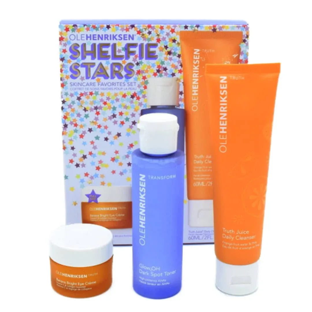 Ole Henriksen Shelfie Stars Skincare Favorites Set Mini Truth Juice Gentle ...