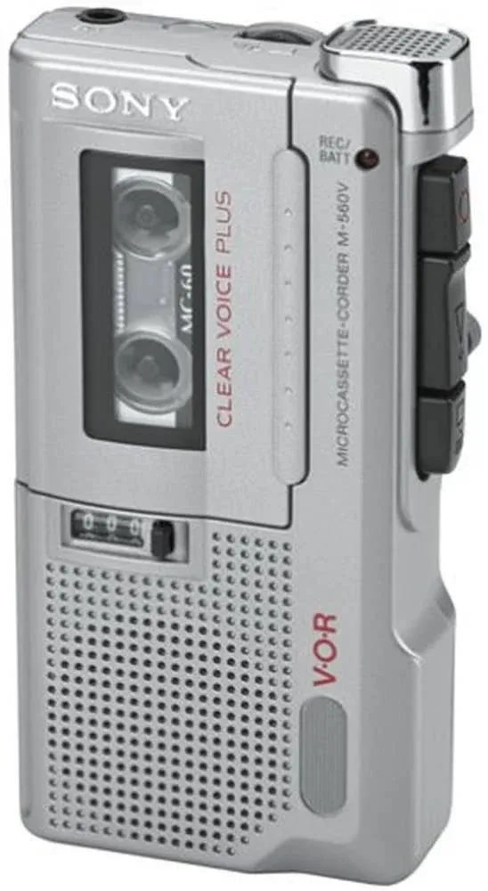 Sony M-560V Microcassette Voice Recorder (Renewed)