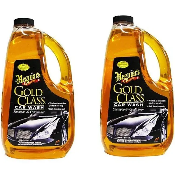 Meguiar's Gold Class Car Wash, Car Wash Foam for Car Cleaning – 64 Oz Container