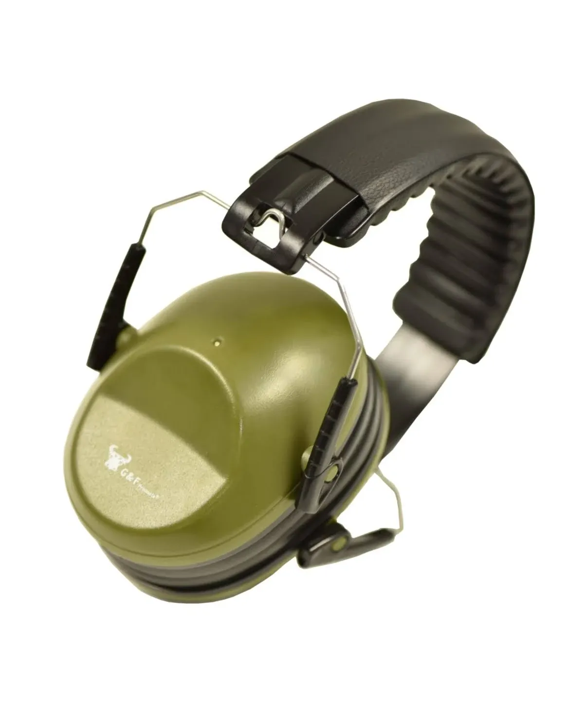 G & F Products 13010 Earmuffs Hearing Protection Green