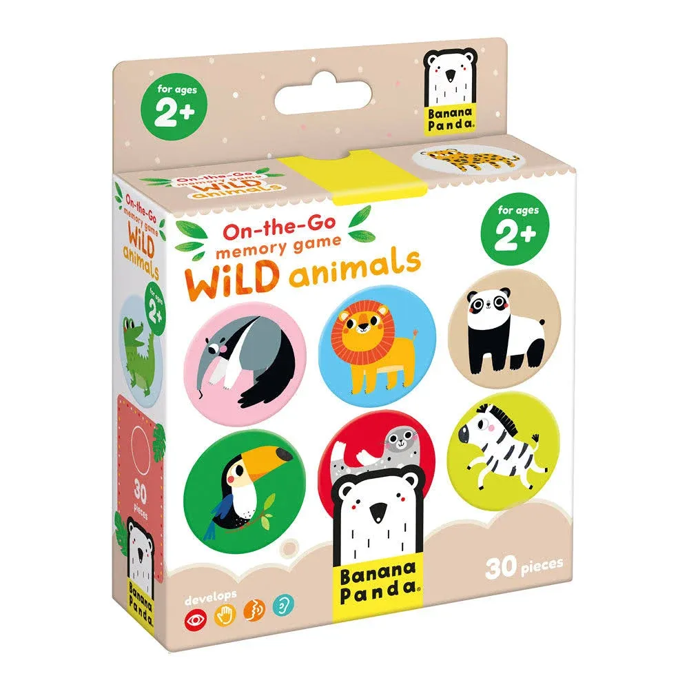 On-the-Go Memory Game Wild Animals