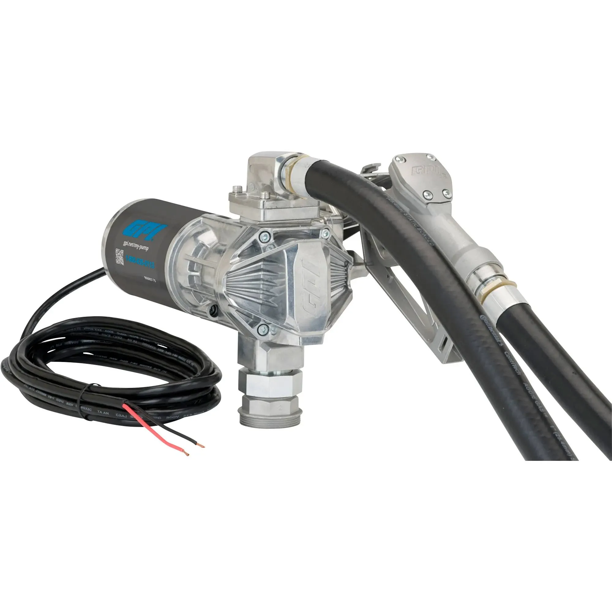 Gpi G20-012Md Fuel Transfer Pump, 12V Dc, 20 Gpm Max. Flow Rate , 3/8 Hp, Cast