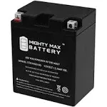 Mighty Max Battery YTX14AH-BS 12V 12Ah Battery Replacement for Parts Unlimited 2113-0030