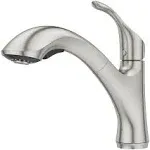 Pfister F-534-7CVS Corvo 1.8 GPM 1 Hole Pull-Out Kitchen Faucet - - Stainless