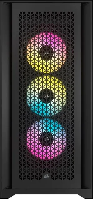 Corsair iCUE 5000D RGB AIRFLOW Tempered Glass ATX Mid-Tower Computer Case - Black