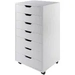 Winsome Trading 10792 Halifax Cabinet for Closet - Office, 7 Drawers, White