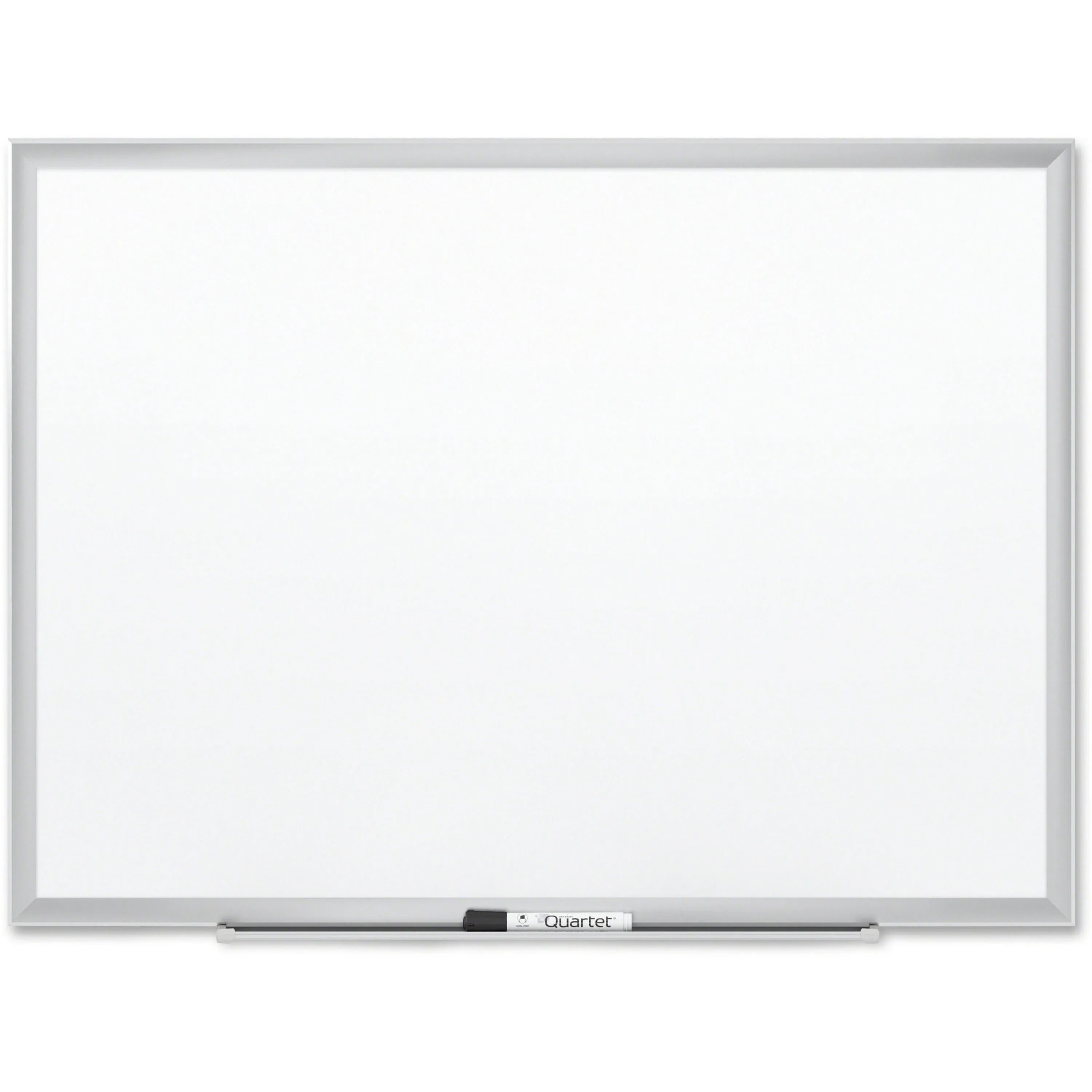 Quartet Porcelain Magnetic Whiteboard, Aluminum Frame, 6' x 4'