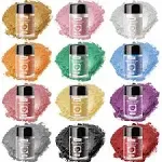 SUKVTDY Luster Dust Edible Set, 12 Colors x 5G Food Grade Shimmer Luster Dust ...