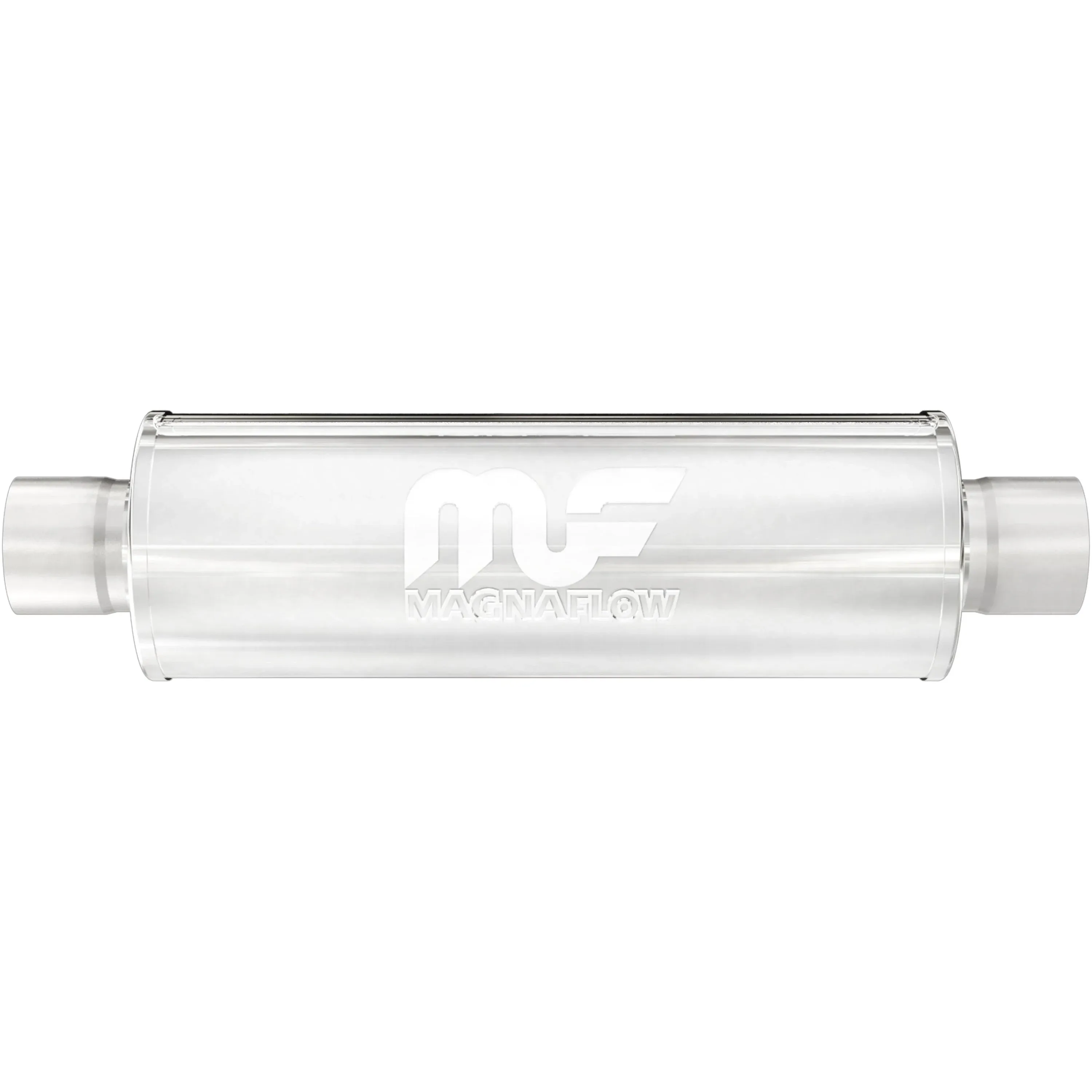 Magnaflow Performance Stainless Round Muffler 2.5&#034; Inlet / Outlet Exhaust 10416