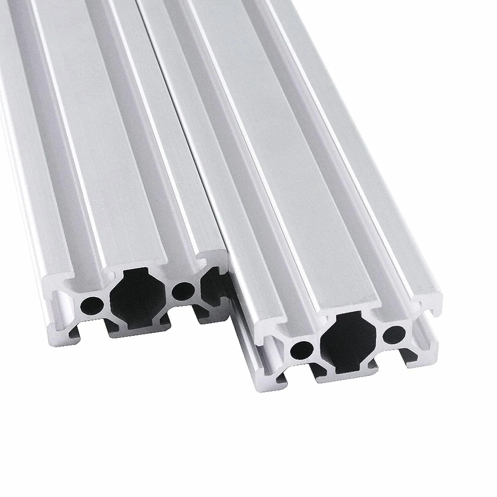 2PCS T Type 2040 Aluminum Extrusion 1000mm(39.4 inch) European Standard Anodized Linear Rail CNC 3D Printer Parts for DIY and Engraving Machine