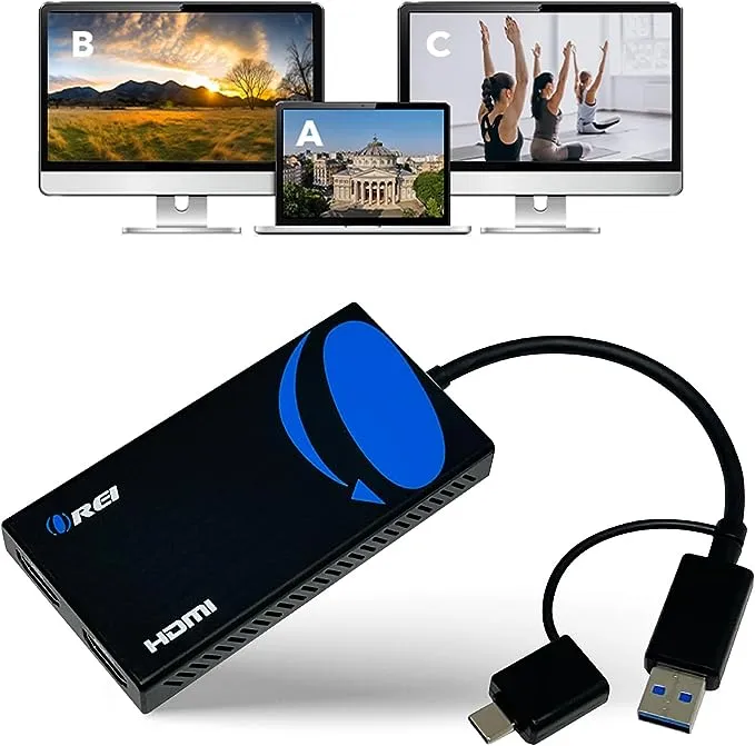 OREI SplitExtend HDMI Splitter Extended Display