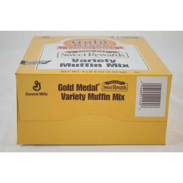 Gold Medal Low Fat Sweet Rewards Variety Muffin Mix-4.5 lb.-6/Case