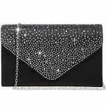 Dasein Women Evening Envelope Handbag Clutch Purse Crossbody Shoulder Bags Party