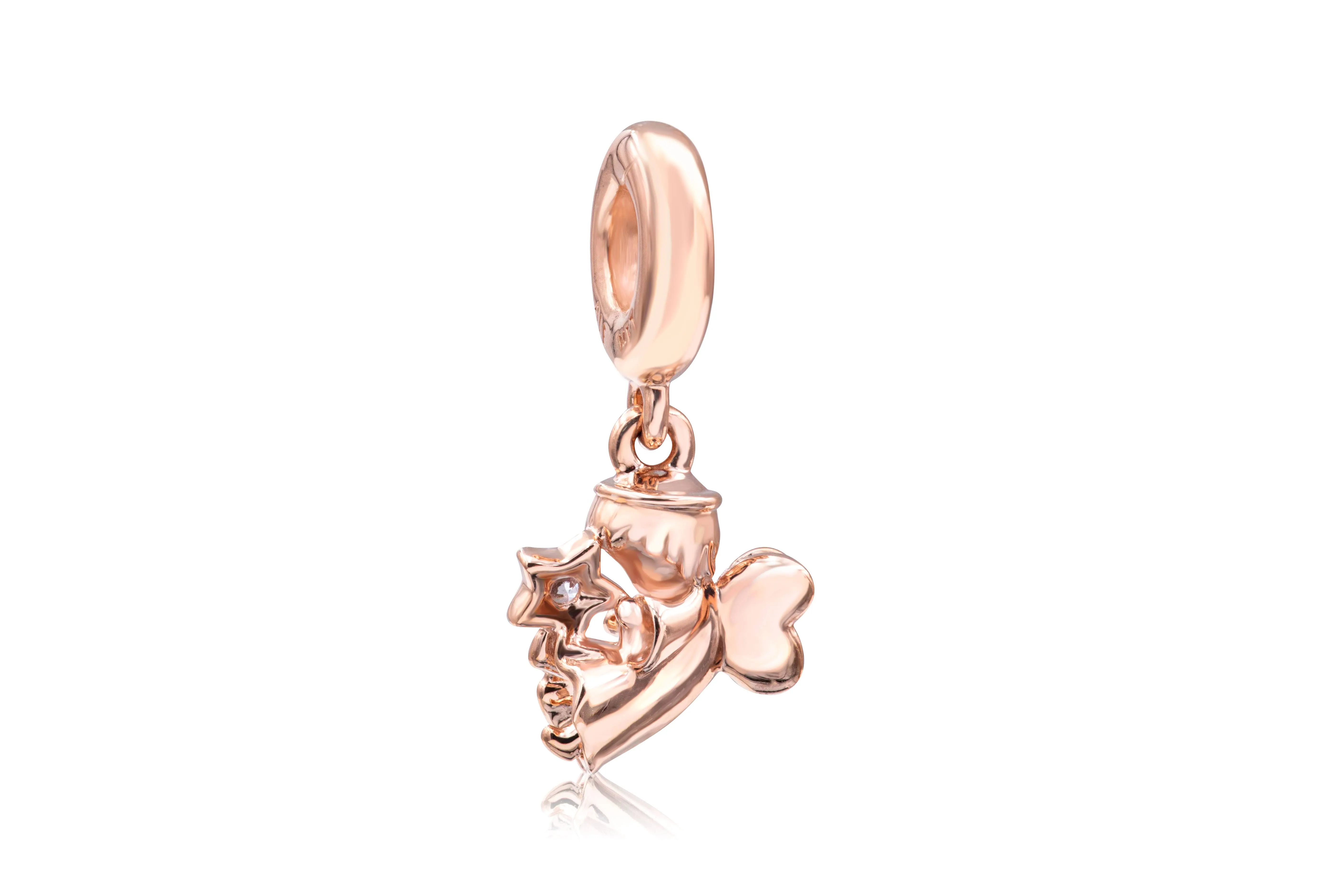 Pandora : Heart Winged Angel Dangle Charm